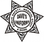 Laser Etched Dave's Uniforms Logo